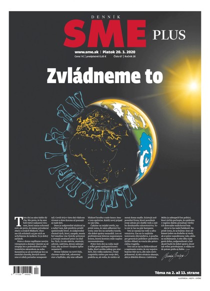 E-magazín SME 20/3/2020 - Petit Press, a.s. 