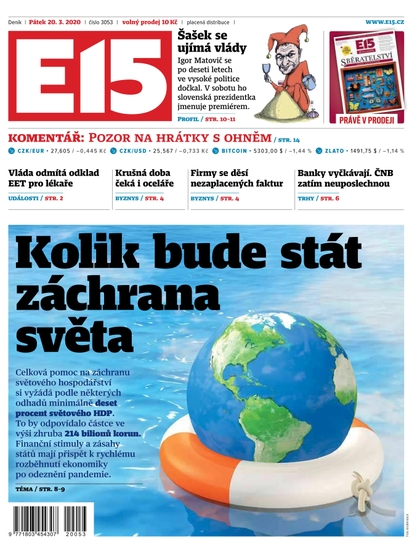 E-magazín E15 - 20.3.2020 - CZECH NEWS CENTER a. s.
