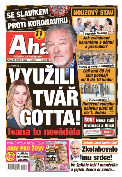 E-magazín AHA! - 24.3.2020 - CZECH NEWS CENTER a. s.