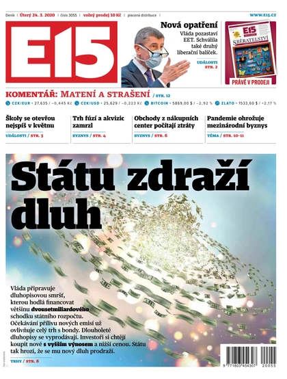E-magazín E15 - 24.3.2020 - CZECH NEWS CENTER a. s.