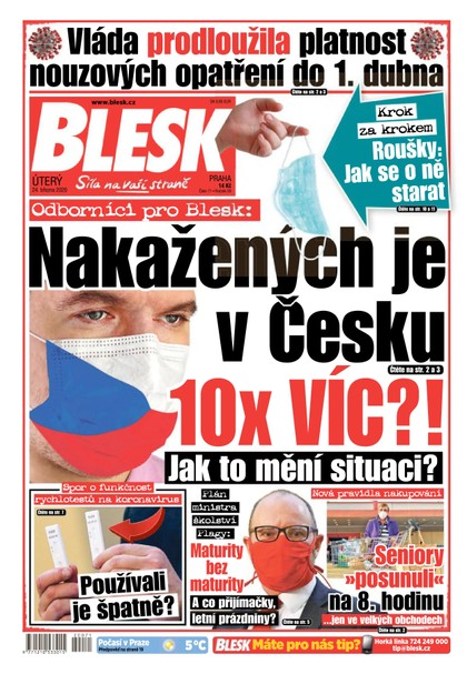 E-magazín Blesk - 24.3.2020 - CZECH NEWS CENTER a. s.