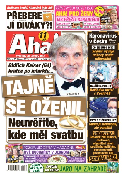E-magazín AHA! - 25.3.2020 - CZECH NEWS CENTER a. s.