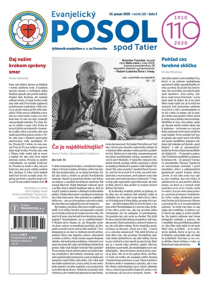 E-magazín Evanjelický POSOL spod Tatier 2-2020 - TRANOSCIUS a.s.