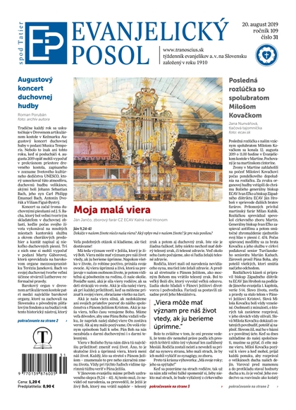 E-magazín Evanjelický POSOL spod Tatier 31/2019 - TRANOSCIUS a.s.