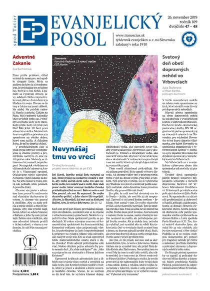 E-magazín Evanjelický POSOL spod Tatier 47-48/2019 - TRANOSCIUS a.s.