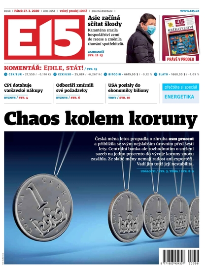 E-magazín E15 - 27.3.2020 - CZECH NEWS CENTER a. s.