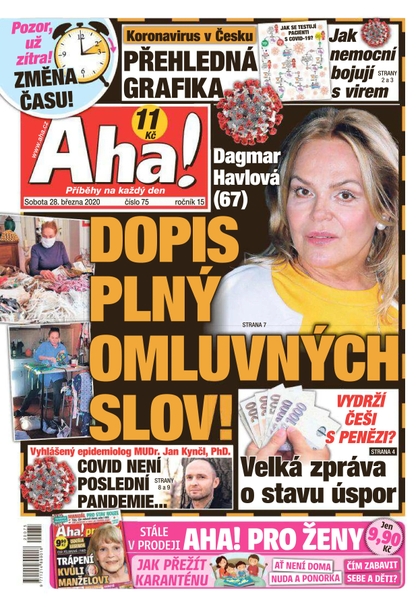 E-magazín AHA! - 28.3.2020 - CZECH NEWS CENTER a. s.