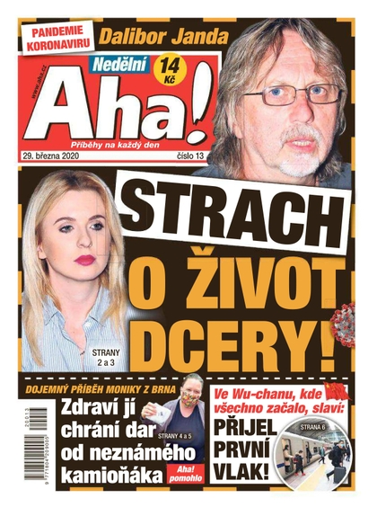 E-magazín Nedělní AHA! - 29.3.2020 - CZECH NEWS CENTER a. s.