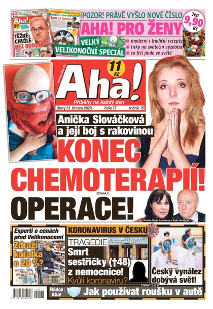 E-magazín AHA! - 31.3.2020 - CZECH NEWS CENTER a. s.