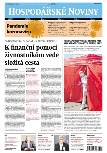 E-magazín HN 066 - 02.04.2020 - Economia, a.s.