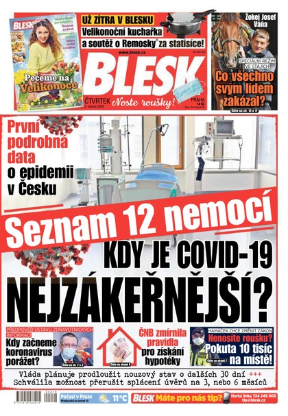 E-magazín Blesk - 2.4.2020 - CZECH NEWS CENTER a. s.