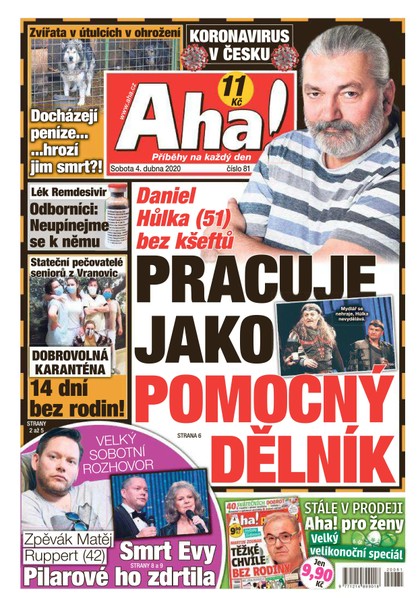 E-magazín AHA! - 4.4.2020 - CZECH NEWS CENTER a. s.