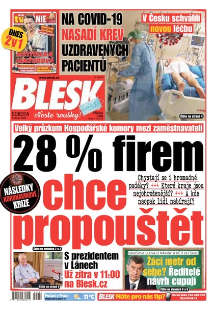 E-magazín Blesk - 4.4.2020 - CZECH NEWS CENTER a. s.