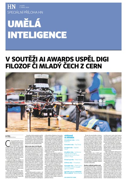 E-magazín HN 068 - 06.04.2020 Umela inteligence - Economia, a.s.