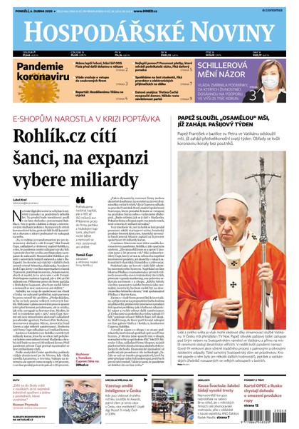 E-magazín HN 068 - 06.04.2020 - Economia, a.s.