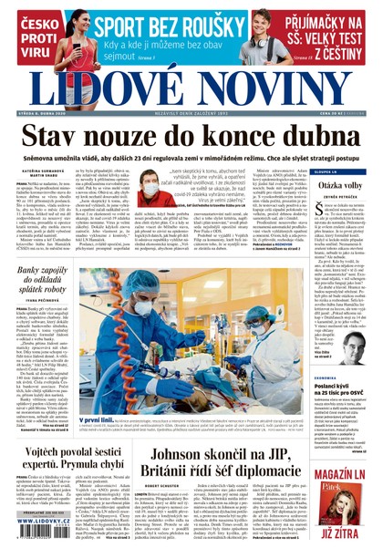 E-magazín LN - 8.4.2020 - MAFRA, a.s.