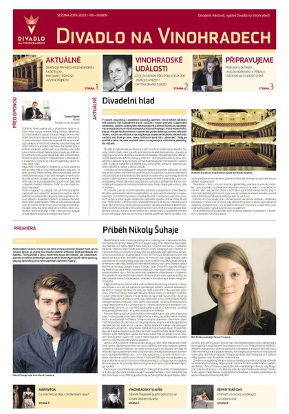 E-magazín HN 071 - 9.4.2020 příloha Divadlo na Vinohradech - Economia, a.s.