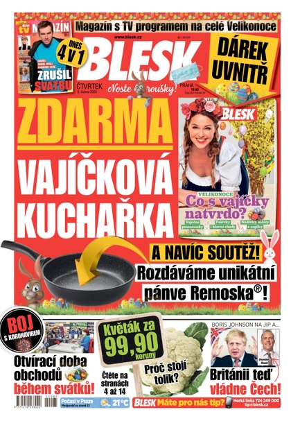 E-magazín Blesk - 9.4.2020 - CZECH NEWS CENTER a. s.
