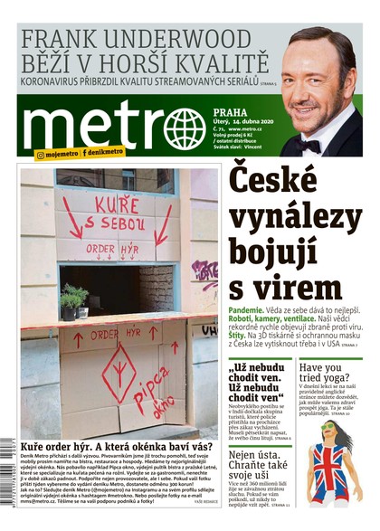 E-magazín METRO - 14.4.2020 - MAFRA, a.s.