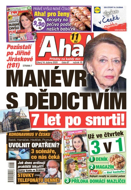 E-magazín AHA! - 14.4.2020 - CZECH NEWS CENTER a. s.