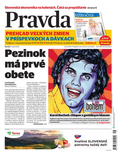 E-magazín Denník Pravda 16. 4. 2020 - OUR MEDIA SR a. s.