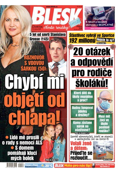 E-magazín Blesk - 16.4.2020 - CZECH NEWS CENTER a. s.