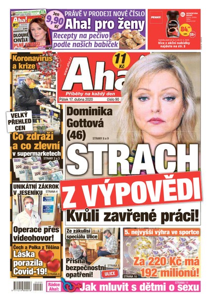 E-magazín AHA! - 17.4.2020 - CZECH NEWS CENTER a. s.