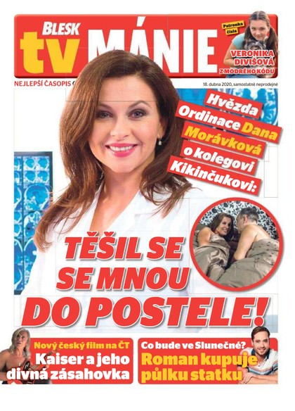E-magazín Blesk Tv manie - 18.4.2020 - CZECH NEWS CENTER a. s.