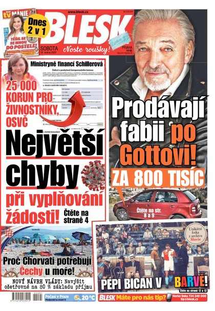 E-magazín Blesk - 18.4.2020 - CZECH NEWS CENTER a. s.