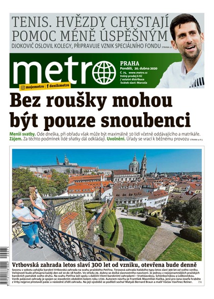 E-magazín METRO - 20.4.2020 - MAFRA, a.s.
