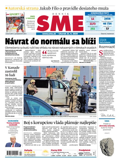 E-magazín SME 21/4/2019 - Petit Press, a.s. 