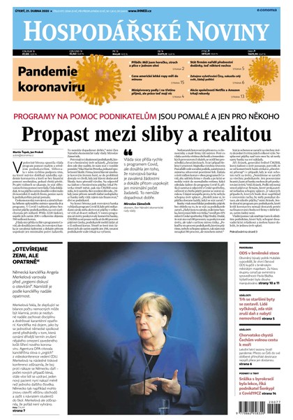 E-magazín HN 077 - 21.4.2020 - Economia, a.s.