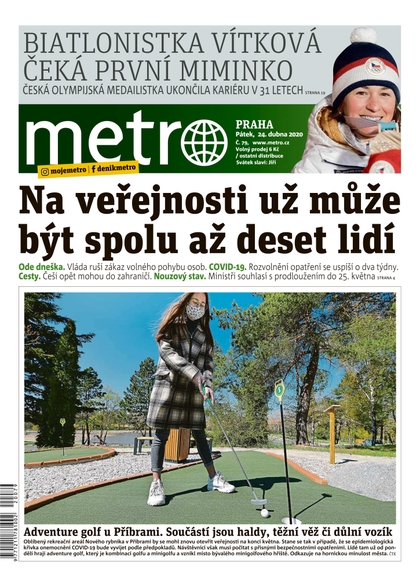 E-magazín METRO - 24.4.2020 - MAFRA, a.s.