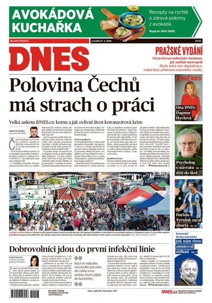 E-magazín MF DNES - 27.4.2020 - MAFRA, a.s.