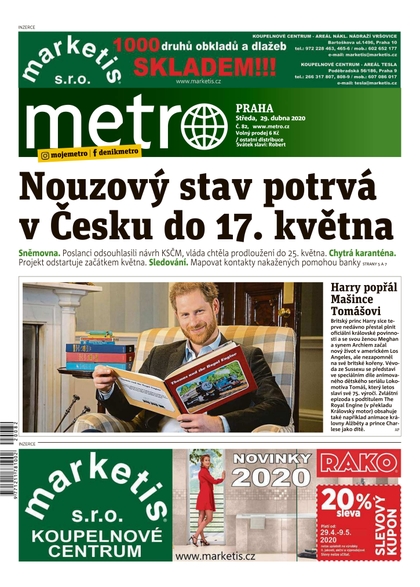 E-magazín METRO - 29.4.2020 - MAFRA, a.s.