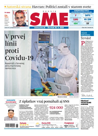 E-magazín SME 30/4/2020 - Petit Press, a.s. 