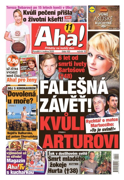 E-magazín AHA! - 4.5.2020 - CZECH NEWS CENTER a. s.