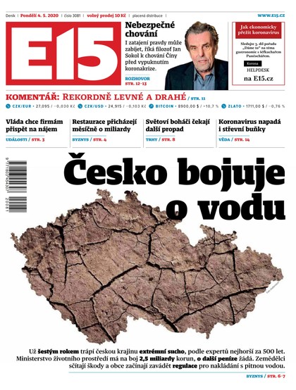 E-magazín E15 - 4.5.2020 - CZECH NEWS CENTER a. s.