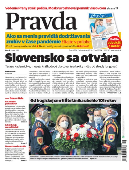 E-magazín Denník Pravda 5. 5. 2020 - OUR MEDIA SR a. s.