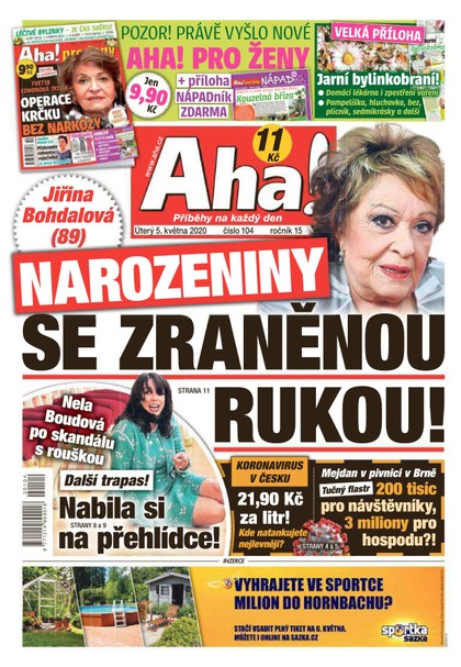 E-magazín AHA! - 5.5.2020 - CZECH NEWS CENTER a. s.
