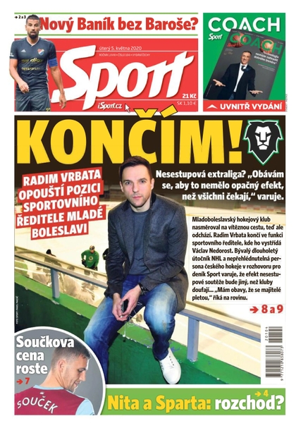E-magazín Sport - 5.5.2020 - CZECH NEWS CENTER a. s.