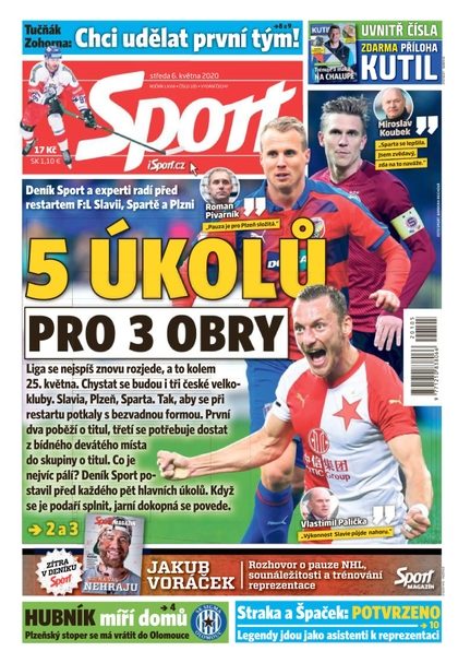 E-magazín Sport - 6.5.2020 - CZECH NEWS CENTER a. s.