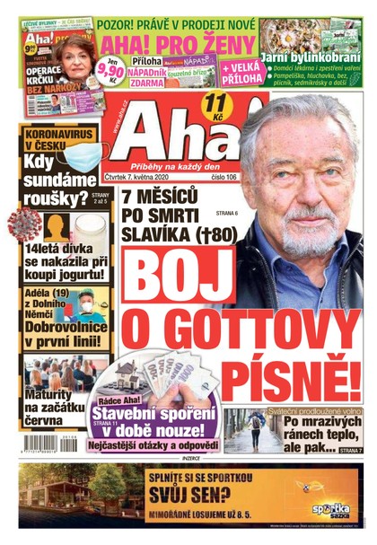 E-magazín AHA! - 7.5.2020 - CZECH NEWS CENTER a. s.