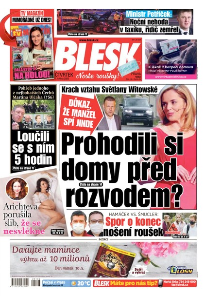 E-magazín Blesk - 7.5.2020 - CZECH NEWS CENTER a. s.