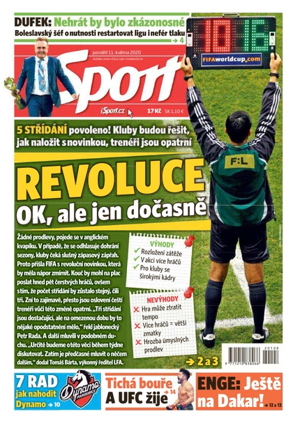 E-magazín Sport - 11.5.2020 - CZECH NEWS CENTER a. s.