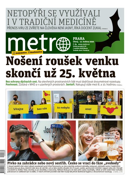 E-magazín METRO - 12.5.2020 - MAFRA, a.s.