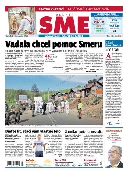 E-magazín SME 12/5/2020 - Petit Press, a.s. 