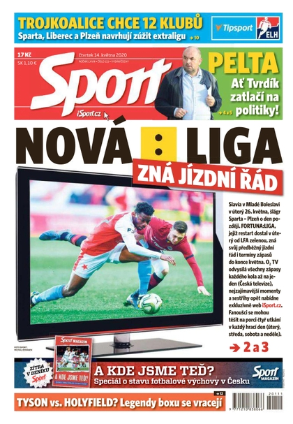 E-magazín Sport - 14.5.2020 - CZECH NEWS CENTER a. s.