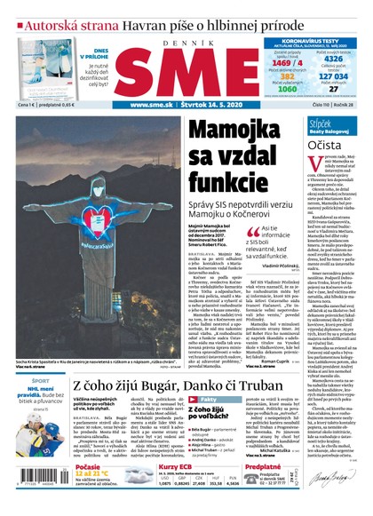 E-magazín SME 14/5/2020 - Petit Press, a.s. 