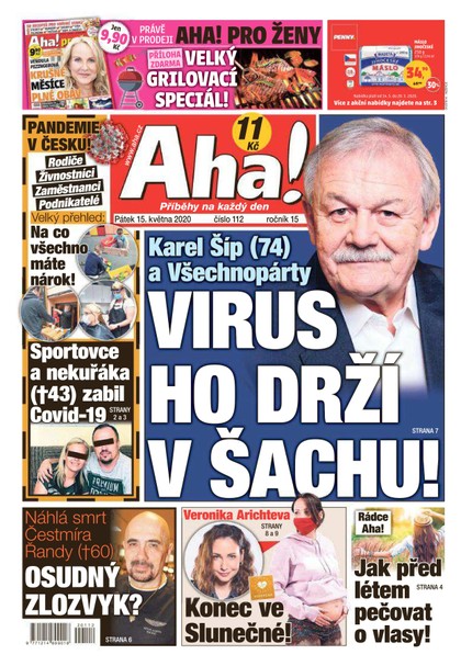 E-magazín AHA! - 15.5.2020 - CZECH NEWS CENTER a. s.